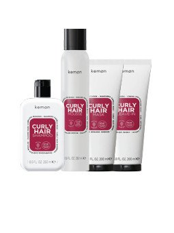Kemon Curly Hair Complete Pack for Curly Hair and Brush Gift