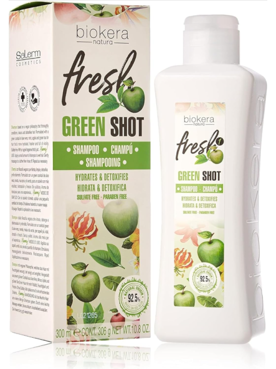 Salerm biokera green shampoo vegano fresco 300 ml