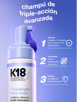 K18 TripleBright Purple Shampoo 125 ml