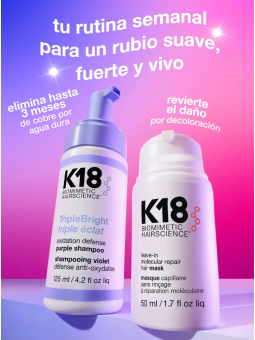 K18 TripleBright Purple Shampoo 125 ml