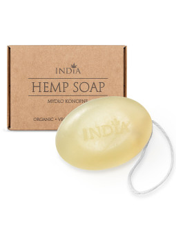India cosmetics jabón con aceite de cáñamo 90 g