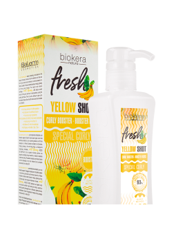 Salerm Biokera Yellow Shot Curly Booster for curly hair